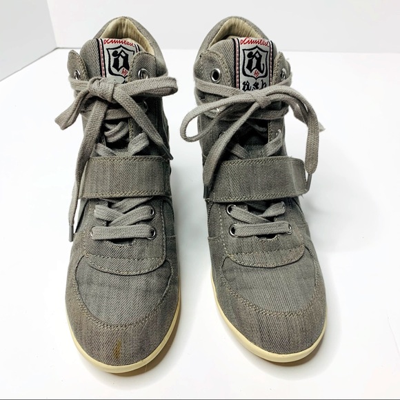 ASH Bowie Sneaker Wedges Limited Edition sz 37 - Picture 6 of 8